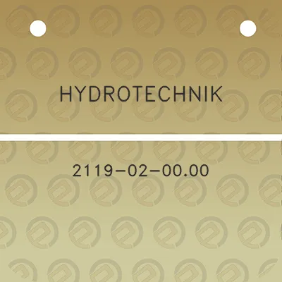 hydrotechnik-2119-02-0000