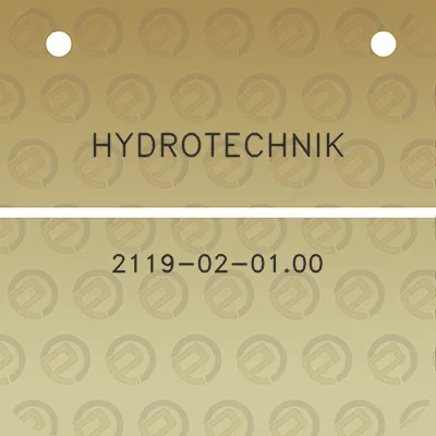 hydrotechnik-2119-02-0100