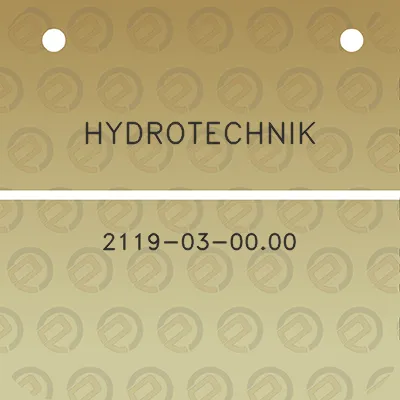 hydrotechnik-2119-03-0000