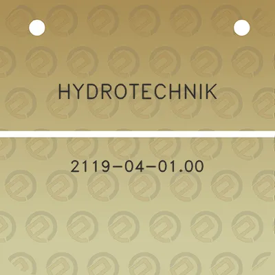 hydrotechnik-2119-04-0100