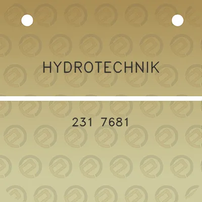 hydrotechnik-231-7681