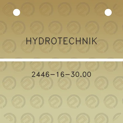 hydrotechnik-2446-16-3000