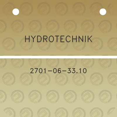 hydrotechnik-2701-06-3310