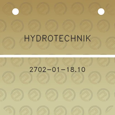 hydrotechnik-2702-01-1810