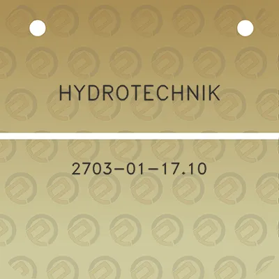 hydrotechnik-2703-01-1710