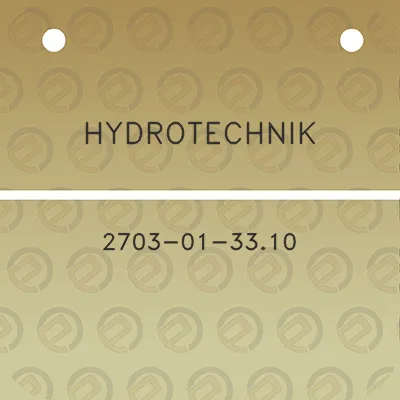 hydrotechnik-2703-01-3310