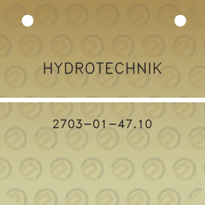 hydrotechnik-2703-01-4710