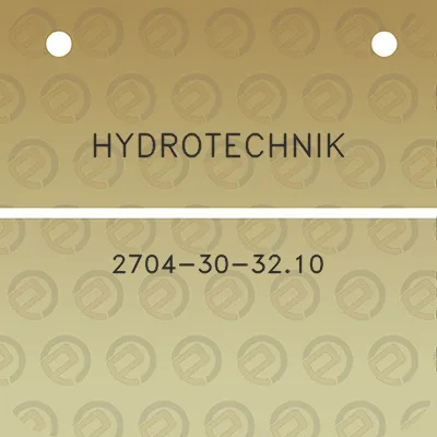 hydrotechnik-2704-30-3210