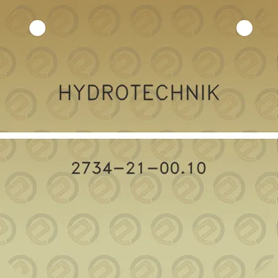 hydrotechnik-2734-21-0010