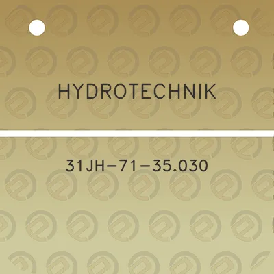 hydrotechnik-31jh-71-35030