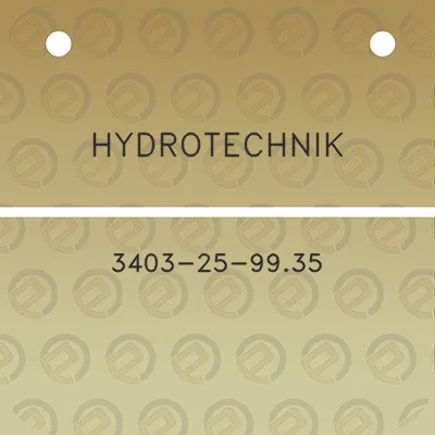 hydrotechnik-3403-25-9935