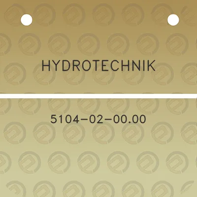 hydrotechnik-5104-02-0000