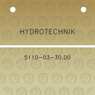 hydrotechnik-5110-03-3000