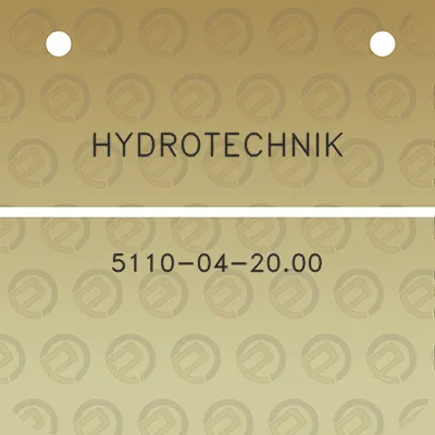 hydrotechnik-5110-04-2000