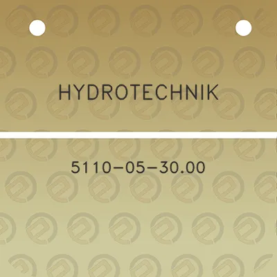 hydrotechnik-5110-05-3000