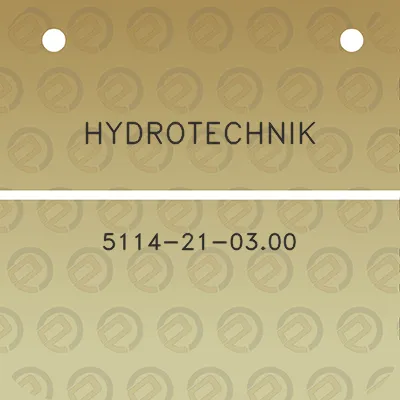 hydrotechnik-5114-21-0300