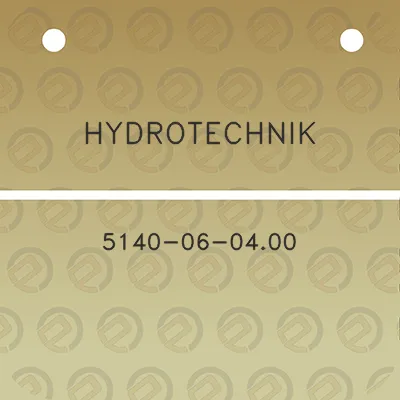 hydrotechnik-5140-06-0400