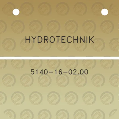 hydrotechnik-5140-16-0200