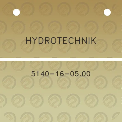 hydrotechnik-5140-16-0500