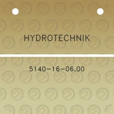 hydrotechnik-5140-16-0600