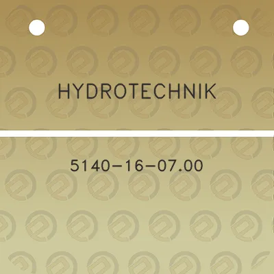 hydrotechnik-5140-16-0700