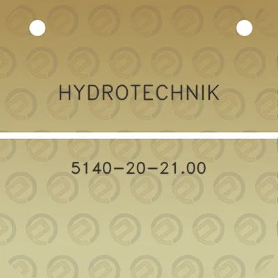 hydrotechnik-5140-20-2100