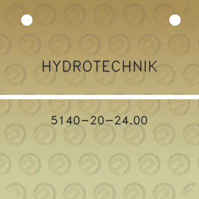 hydrotechnik-5140-20-2400