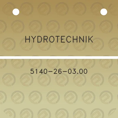 hydrotechnik-5140-26-0300