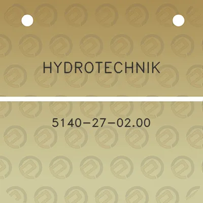 hydrotechnik-5140-27-0200