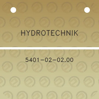 hydrotechnik-5401-02-0200