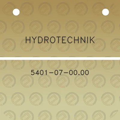 hydrotechnik-5401-07-0000