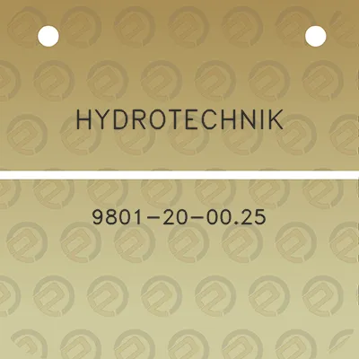 hydrotechnik-9801-20-0025