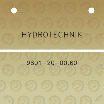 hydrotechnik-9801-20-0060