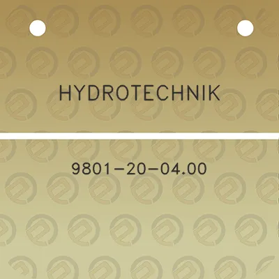 hydrotechnik-9801-20-0400