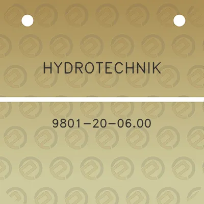 hydrotechnik-9801-20-0600