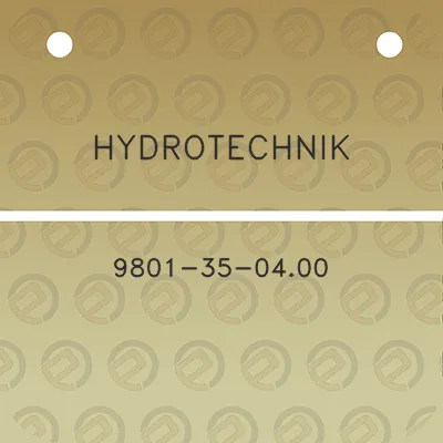 hydrotechnik-9801-35-0400