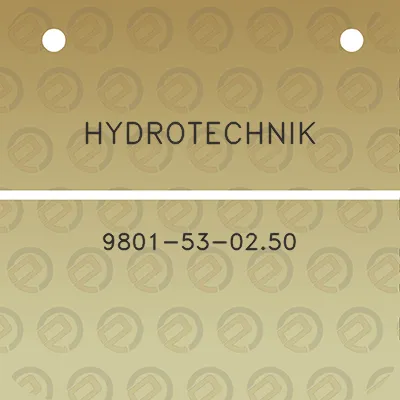 hydrotechnik-9801-53-0250