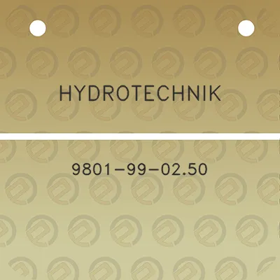 hydrotechnik-9801-99-0250