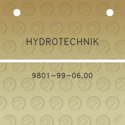 hydrotechnik-9801-99-0600