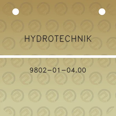 hydrotechnik-9802-01-0400