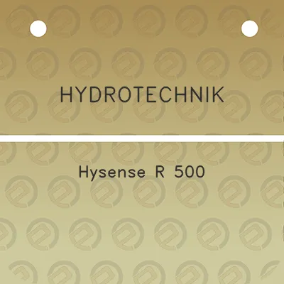 hydrotechnik-hysense-r-500