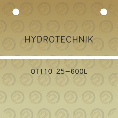 hydrotechnik-qt110-25-600l