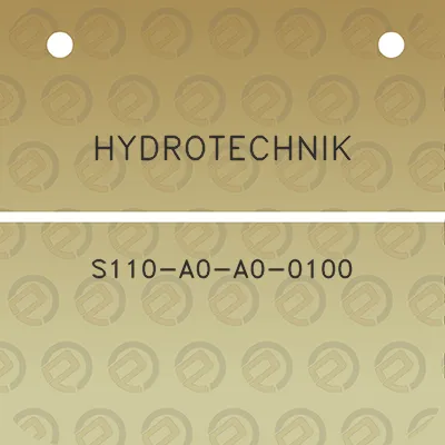 hydrotechnik-s110-a0-a0-0100