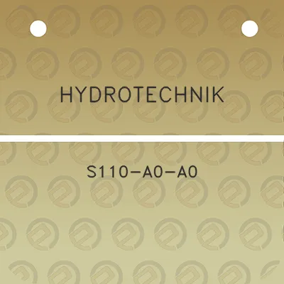 hydrotechnik-s110-a0-a0