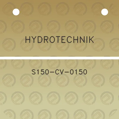 hydrotechnik-s150-cv-0150