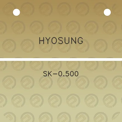 hyosung-sk-0500