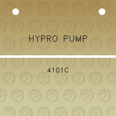 hypro-pump-4101c