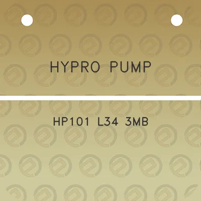 hypro-pump-hp101-l34-3mb