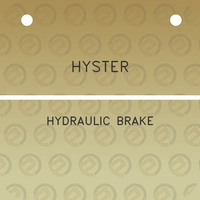 hyster-hydraulic-brake