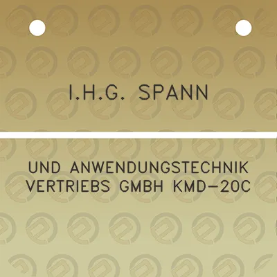 ihg-spann-und-anwendungstechnik-vertriebs-gmbh-kmd-20c